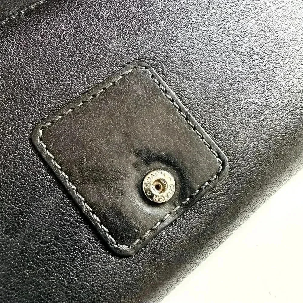 Coach Black Leather Soho Buckle Large Wallet - Picture 5 of 10
